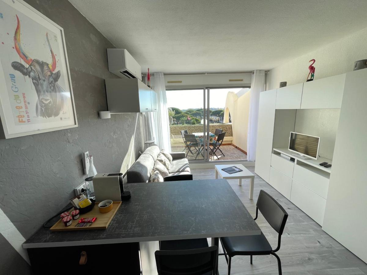 Superbe Studio, Terrasse, Piscine, Parking Le Grau-du-Roi Exteriér fotografie